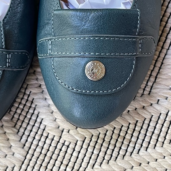 LONGCHAMP Le Pliage Cuir ballet flats size 38 Navy - Picture 13 of 15